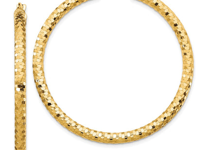 14k Yellow Gold Earrings Style TF1705 - Classique Jewelry Inc.