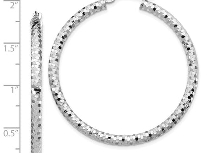 14k White Gold Earrings Style TF1705W - Classique Jewelry Inc.