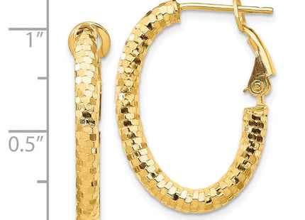 14k Yellow Gold Earrings Style TF1706 - Classique Jewelry Inc.