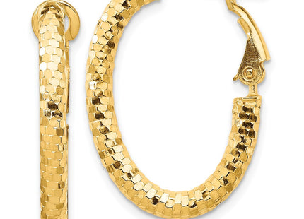 14k Yellow Gold Earrings Style TF1706 - Classique Jewelry Inc.