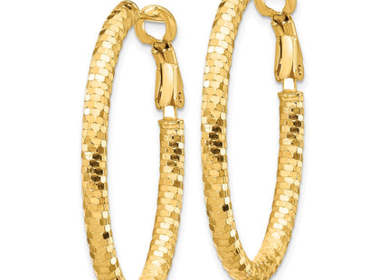 14k Yellow Gold Earrings Style TF1707 - Classique Jewelry Inc.