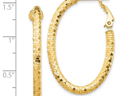 14k Yellow Gold Earrings Style TF1707 - Classique Jewelry Inc.