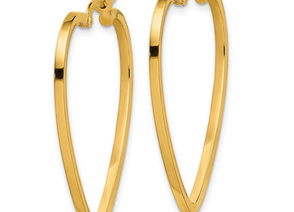 14k Yellow Gold Earrings Style TF1744 - Classique Jewelry Inc.