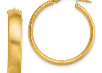 14K gold cross drop earrings