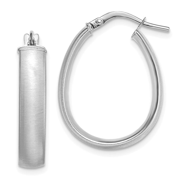 14k White Gold Earrings Style TF1755W - Classique Jewelry Inc.