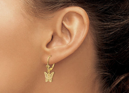 14k Yellow Gold Earrings Style TF1768 - Classique Jewelry Inc.