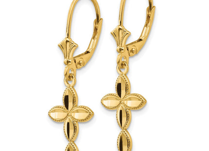 14k Yellow Gold Earrings Style TF1770 - Classique Jewelry Inc.