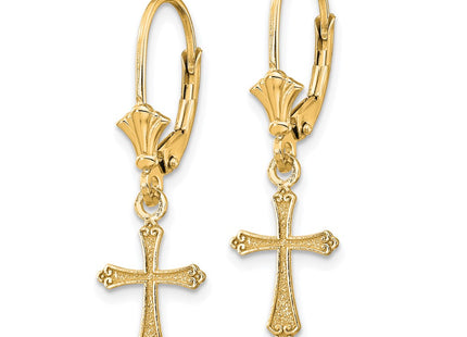 14k Yellow Gold Earrings Style TF1775 - Classique Jewelry Inc.