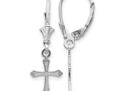 14k White Gold Earrings Style TF1775W - Classique Jewelry Inc.