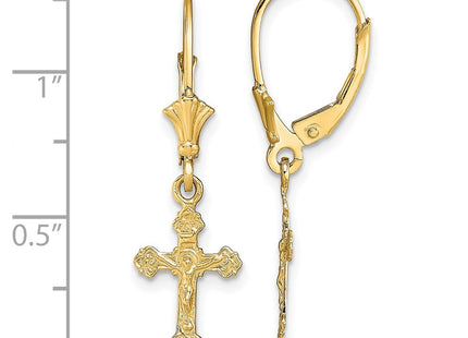 14k Yellow Gold Earrings Style TF1777 - Classique Jewelry Inc.