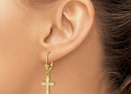 14k Yellow Gold Earrings Style TF1778 - Classique Jewelry Inc.