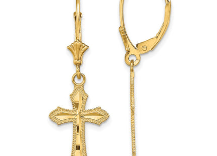 14k Yellow Gold Earrings Style TF1778 - Classique Jewelry Inc.