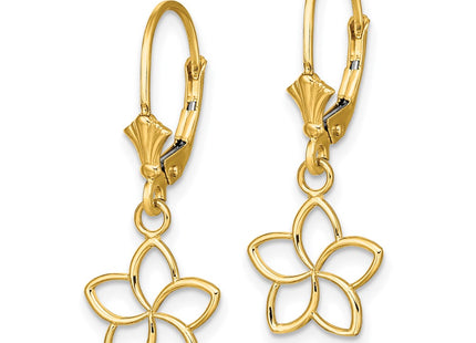 14k Yellow Gold Earrings Style TF1780 - Classique Jewelry Inc.