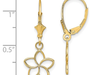 14k Yellow Gold Earrings Style TF1780 - Classique Jewelry Inc.