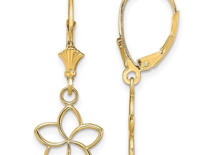 14k Yellow Gold Earrings Style TF1780 - Classique Jewelry Inc.
