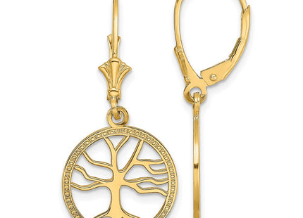 14k Yellow Gold Earrings Style TF1781 - Classique Jewelry Inc.