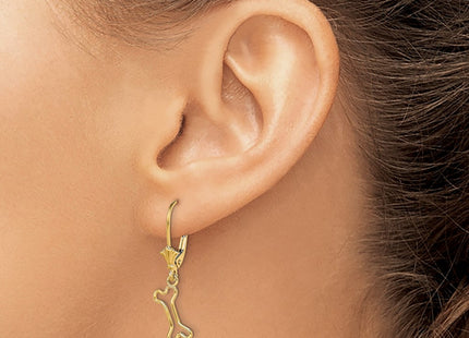 14k Yellow Gold Earrings Style TF1782 - Classique Jewelry Inc.