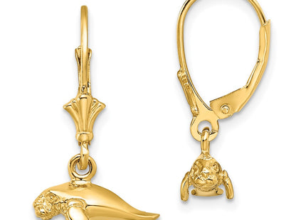 14k Yellow Gold Earrings Style TF1783 - Classique Jewelry Inc.