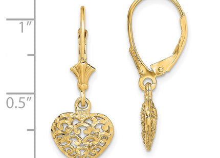 14k Yellow Gold Earrings Style TF1784 - Classique Jewelry Inc.