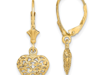 14k Yellow Gold Earrings Style TF1784 - Classique Jewelry Inc.