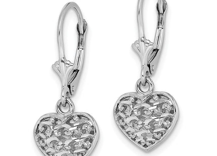14k White Gold Earrings Style TF1784W - Classique Jewelry Inc.