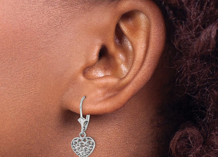 14k White Gold Earrings Style TF1784W - Classique Jewelry Inc.