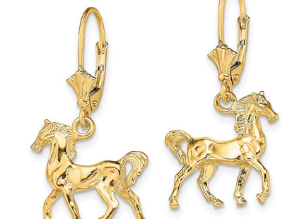 14k Yellow Gold Earrings Style TF1785 - Classique Jewelry Inc.