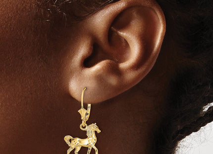 14k Yellow Gold Earrings Style TF1785 - Classique Jewelry Inc.