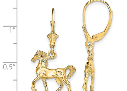 14k Yellow Gold Earrings Style TF1785 - Classique Jewelry Inc.
