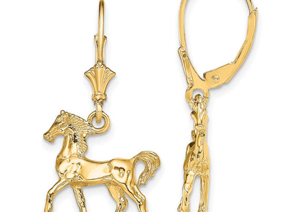 14k Yellow Gold Earrings Style TF1785 - Classique Jewelry Inc.