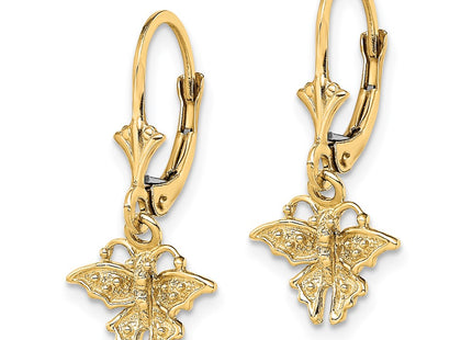 14k Yellow Gold Earrings Style TF1786 - Classique Jewelry Inc.