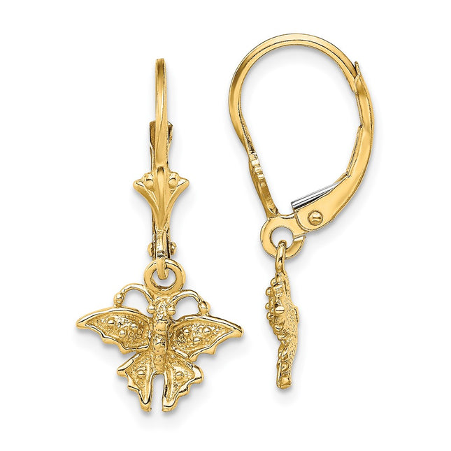 14k Yellow Gold Earrings Style TF1786 - Classique Jewelry Inc.