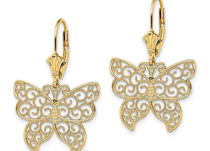 14k Yellow Gold Earrings Style TF1787 - Classique Jewelry Inc.