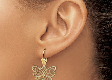 14k Yellow Gold Earrings Style TF1787 - Classique Jewelry Inc.