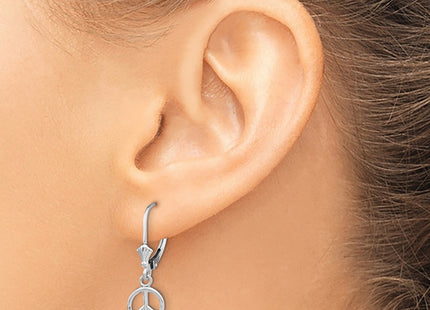 14k White Gold Earrings Style TF1788W - Classique Jewelry Inc.