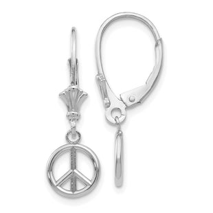 14k White Gold Earrings Style TF1788W - Classique Jewelry Inc.