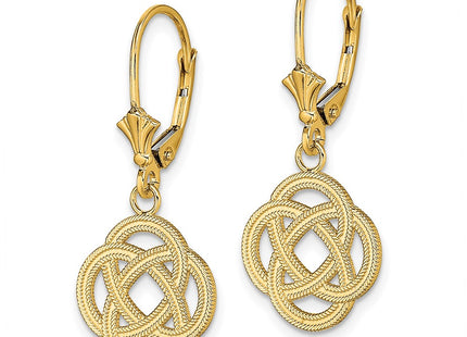 14k Yellow Gold Earrings Style TF1789 - Classique Jewelry Inc.