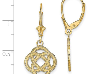 14k Yellow Gold Earrings Style TF1789 - Classique Jewelry Inc.