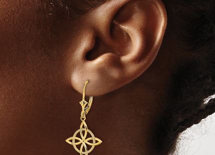 14k Yellow Gold Earrings Style TF1790 - Classique Jewelry Inc.