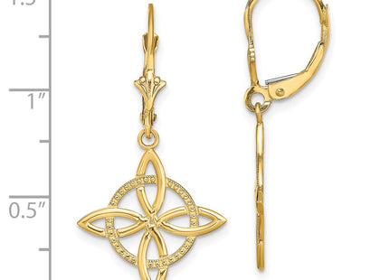 14k Yellow Gold Earrings Style TF1790 - Classique Jewelry Inc.