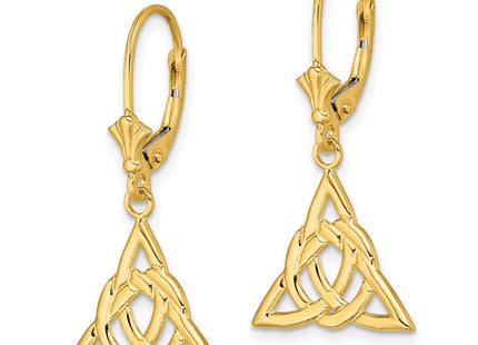14k Yellow Gold Earrings Style TF1791 - Classique Jewelry Inc.