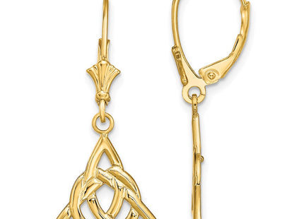 14k Yellow Gold Earrings Style TF1791 - Classique Jewelry Inc.