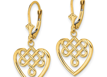 14k Yellow Gold Earrings Style TF1792 - Classique Jewelry Inc.