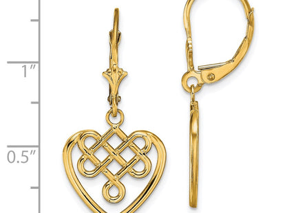14k Yellow Gold Earrings Style TF1792 - Classique Jewelry Inc.