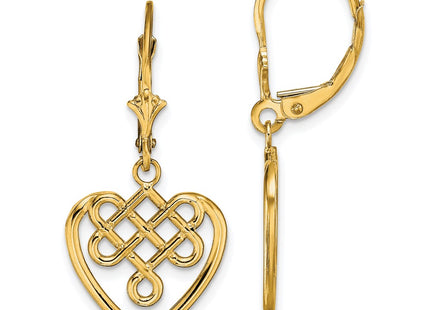 14k Yellow Gold Earrings Style TF1792 - Classique Jewelry Inc.