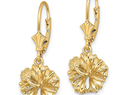 14k Yellow Gold Earrings Style TF1793 - Classique Jewelry Inc.