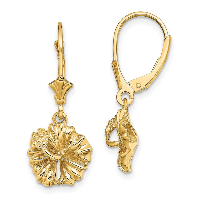14k Yellow Gold Earrings Style TF1793 - Classique Jewelry Inc.