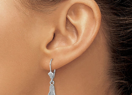 14k White Gold Earrings Style TF1795W - Classique Jewelry Inc.