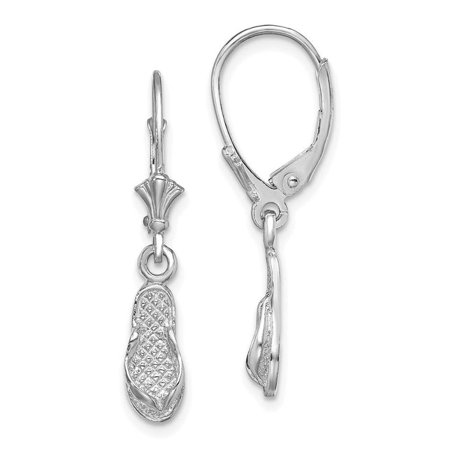 14k White Gold Earrings Style TF1795W - Classique Jewelry Inc.