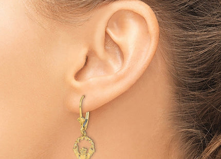 14k Yellow Gold Earrings Style TF1796 - Classique Jewelry Inc.